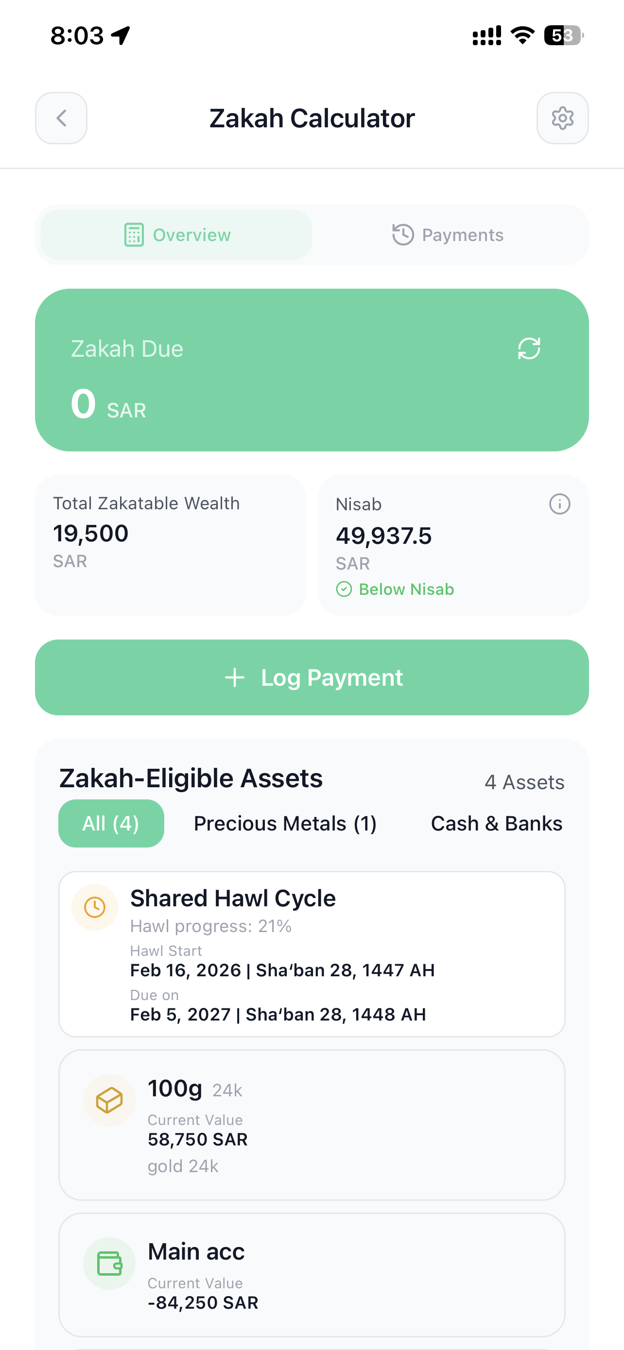 Zakah Calculator